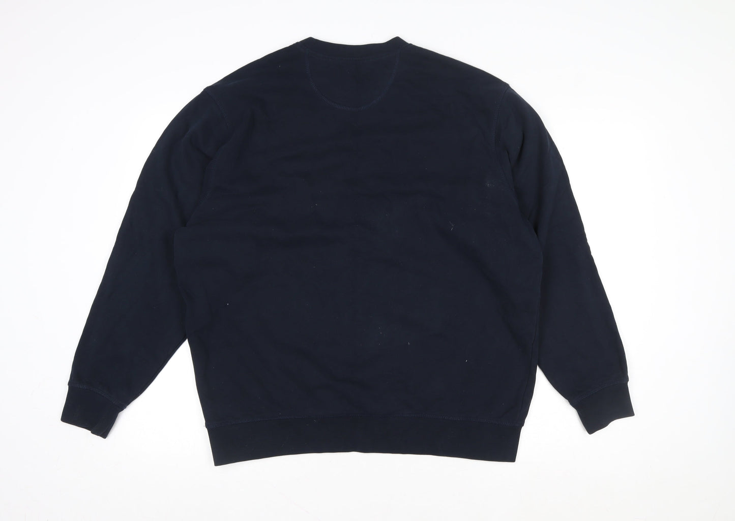 Marks and Spencer Blue Harbour Men's Blue L Crew Neck Sweatshirt