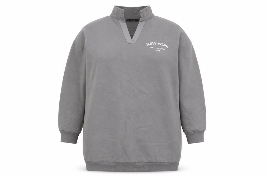 George Women’s Grey Long Sleeve Pullover Sweatshirt Size 14