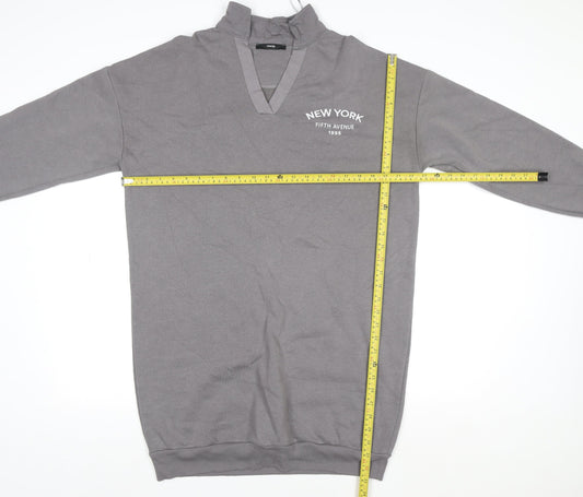 George Women’s Grey Long Sleeve Pullover Sweatshirt Size 14