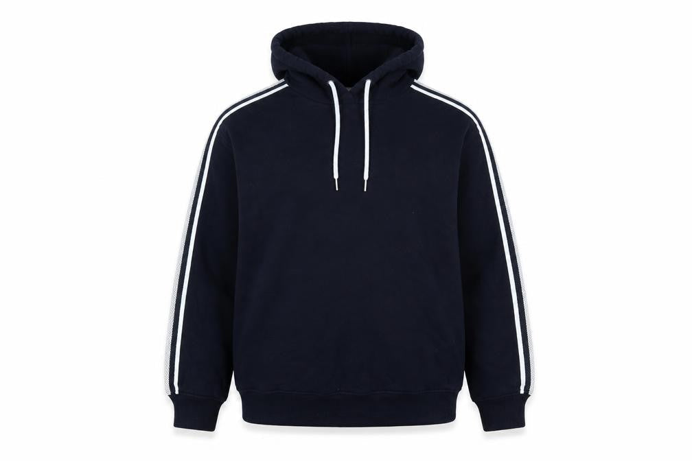 Marks and Spencer Women Navy Blue Pullover Hoodie Medium Cotton Blend