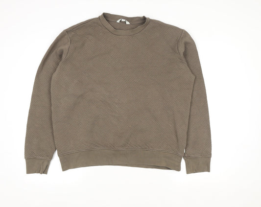 Marks and Spencer Women’s Brown Pullover Sweatshirt Size L Cotton Blend