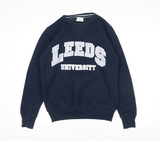 Advance Women's Navy Leeds University Pullover Sweatshirt Size S