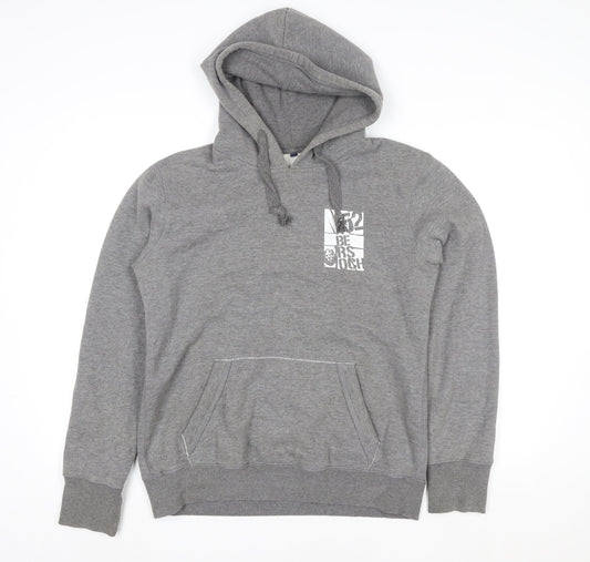 Sohosail Womens Grey Pullover Hoodie Size 14 Graphic Print Casual