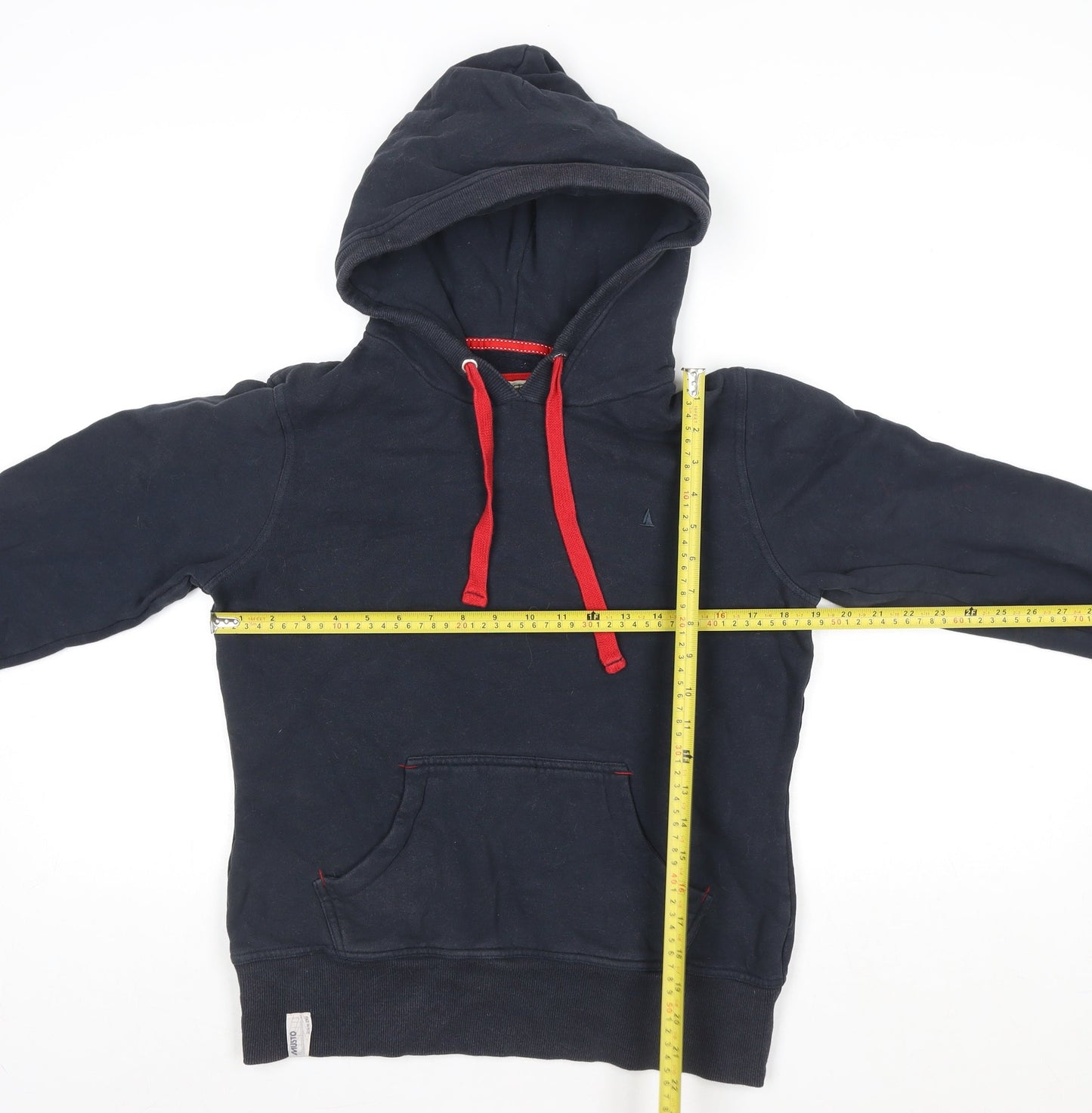 Musto Women's Navy Pullover Hoodie Size 12 Ocean Outfitters Print