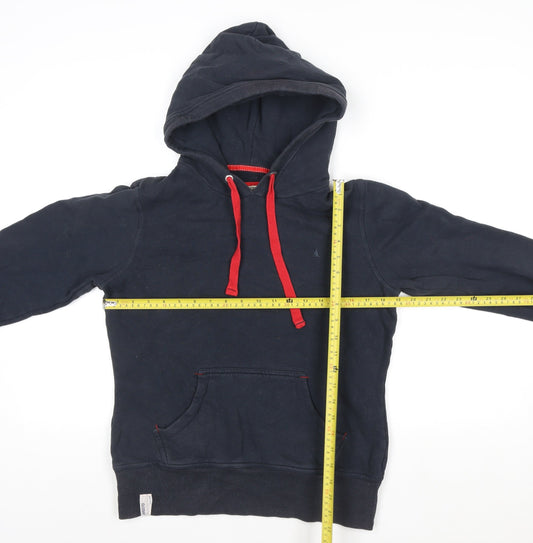 Musto Women's Navy Pullover Hoodie Size 12 Ocean Outfitters Print