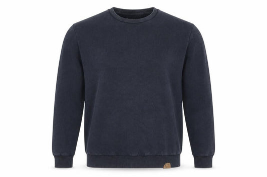 Label Lab Men's Black XL Crew Neck Cotton Pullover Sweatshirt