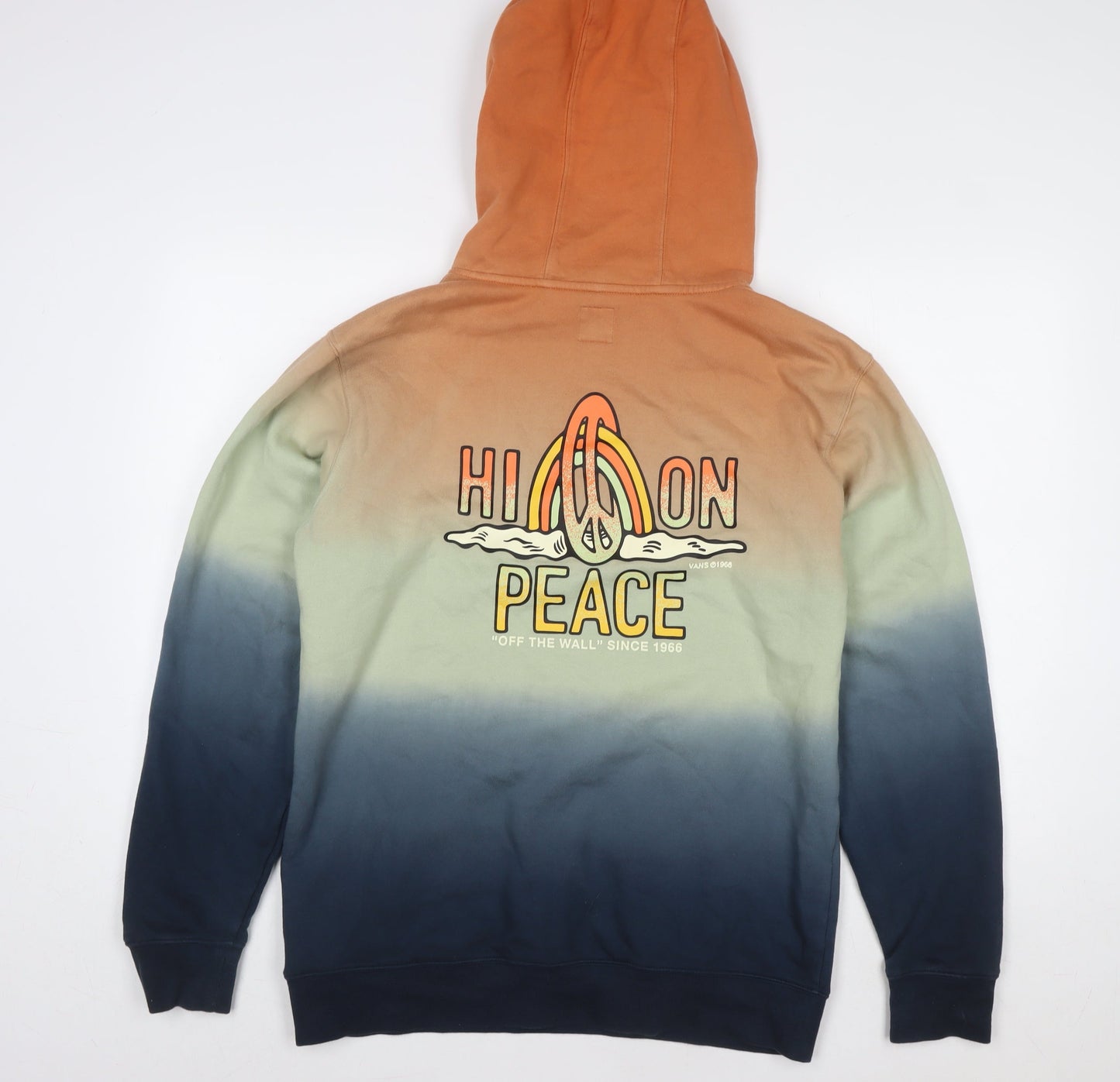 Vans Women's Small Multicoloured Pullover Hoodie Peace Design