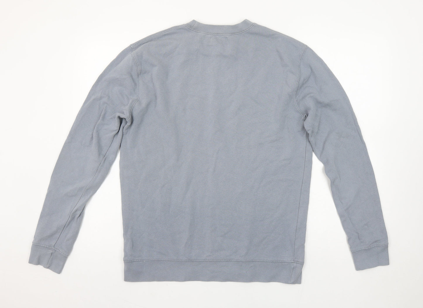 Topman Men's Grey XS Cotton Blend Pullover Sweatshirt