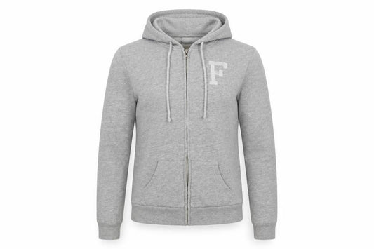 Abercrombie & Fitch Womens Grey Full Zip Hoodie M