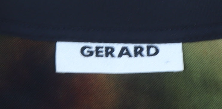 Gerard Women Multicoloured Size 22 Long Sleeve Zip Blouse