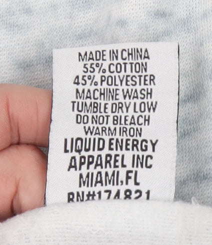 Liquid Energy Women’s Blue Long Sleeve San Francisco Sweatshirt Size S