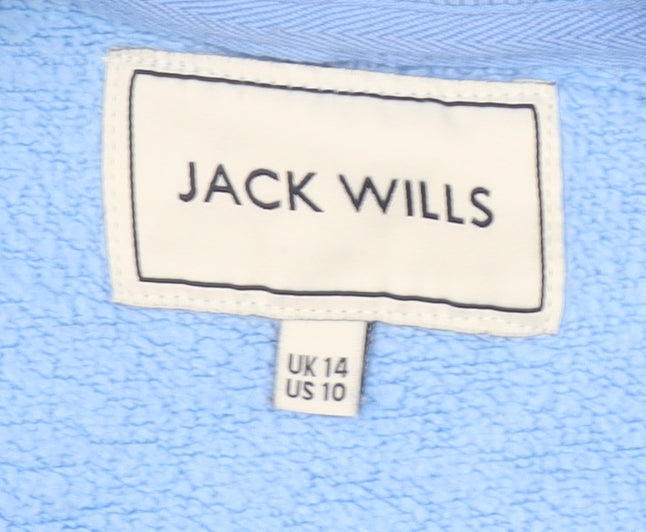 Jack Wills Women Blue Size 14 Pullover Crew Neck Sweatshirt