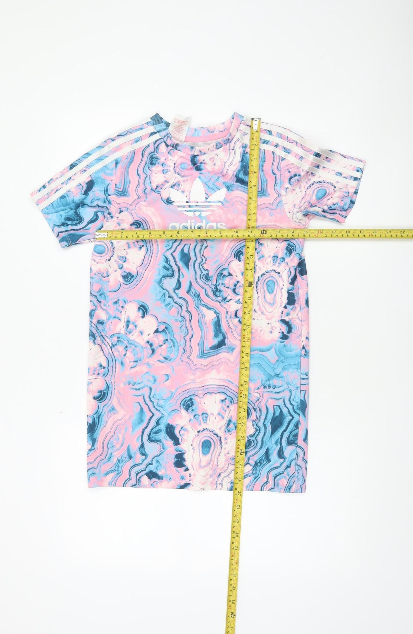 Adidas Girls Multicoloured T-Shirt Dress Size 9-10 Years