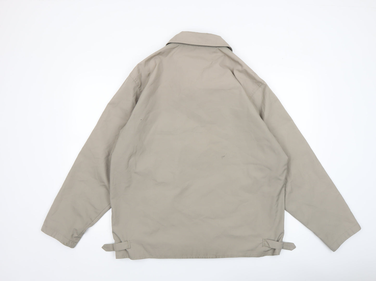 Wellington Men’s Beige 42 Regular Full Zip Cotton Blend Casual Jacket