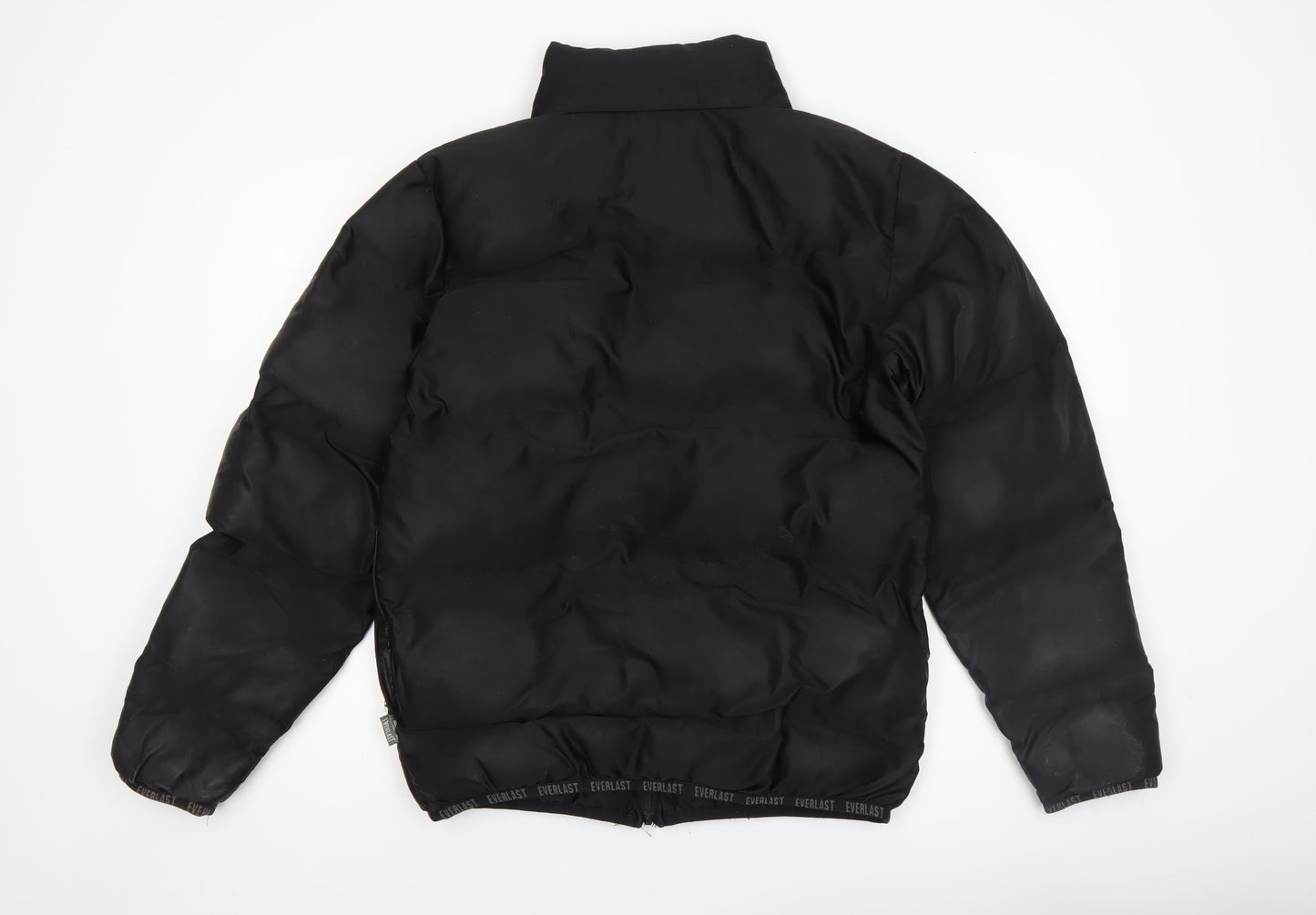 Everlast Men's Black Puffer Jacket Size S Regular Fit Winter Coat