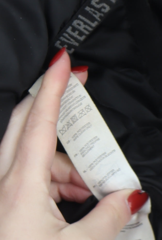 Everlast Men's Black Puffer Jacket Size S Regular Fit Winter Coat