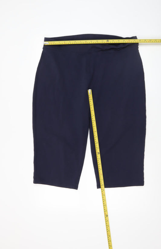 St. Bernard for Dunnes Stores Navy XL Womens Biker Activewear Shorts