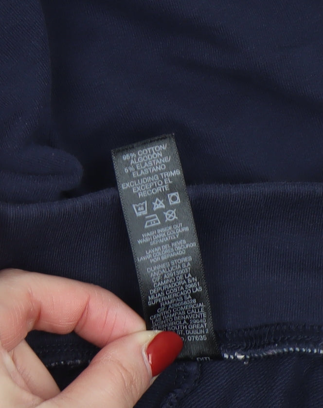 St. Bernard for Dunnes Stores Navy XL Womens Biker Activewear Shorts