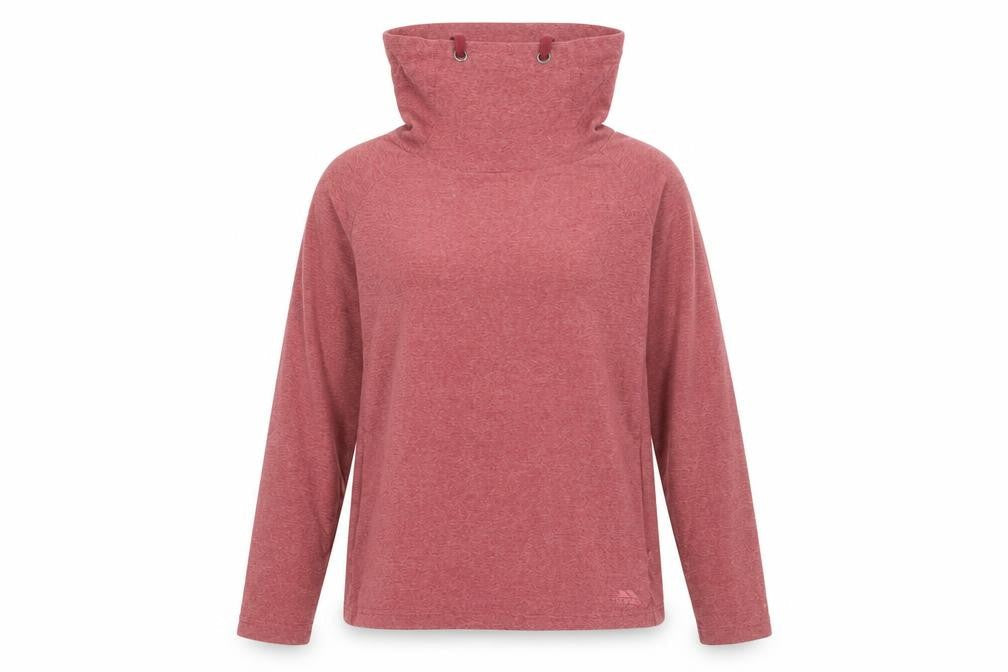 Trespass Women’s Red Hooded Pullover Sweatshirt UK 10 S Polyester