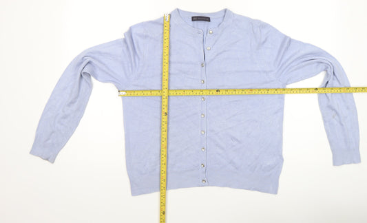 Marks and Spencer Women’s Blue Viscose Cardigan Size 14