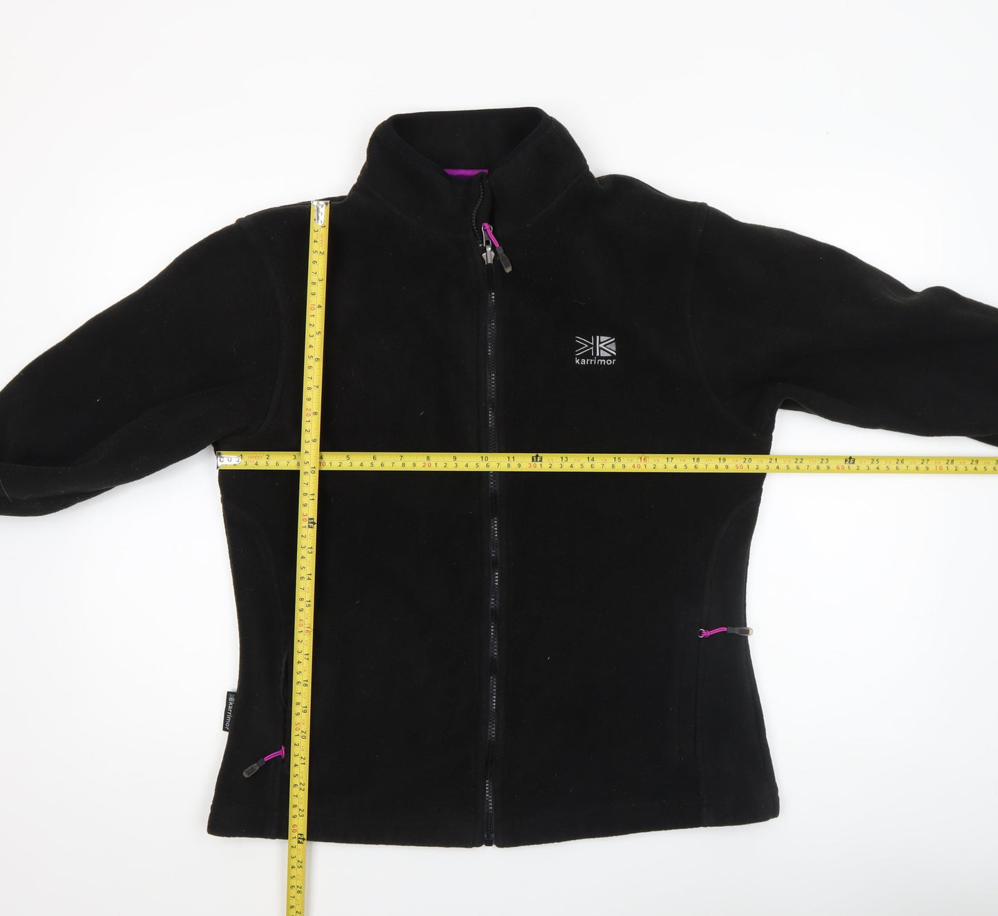 Karrimor Womens Black Fleece Full Zip Jacket Size 16
