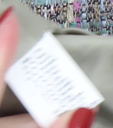 Jigsaw Women Multicoloured Tweed Trumpet Skirt Size 12