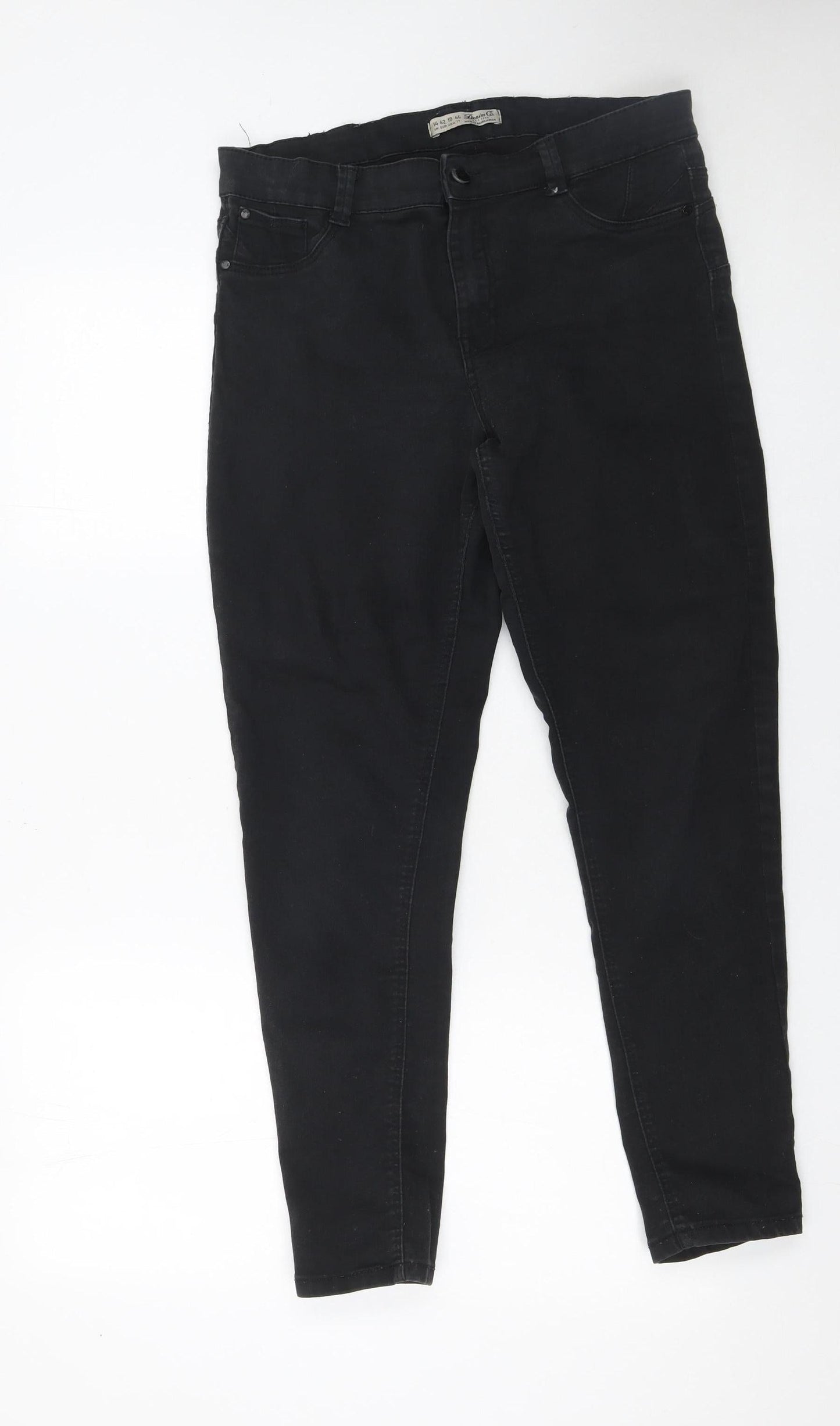 Denim Co. Women’s Black Skinny Jeans Size 14 Slim Fit