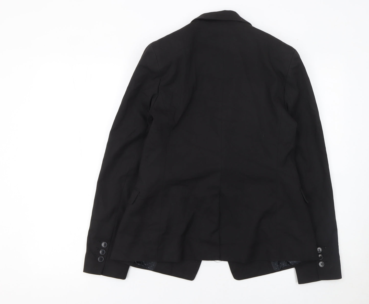 Next Women's Black Single-Breasted Suit Jacket UK 12 Classic Fit