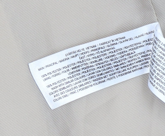 Primark Women Beige Single-Breasted Blazer UK 10 Polyester Lined Workwear Jacket