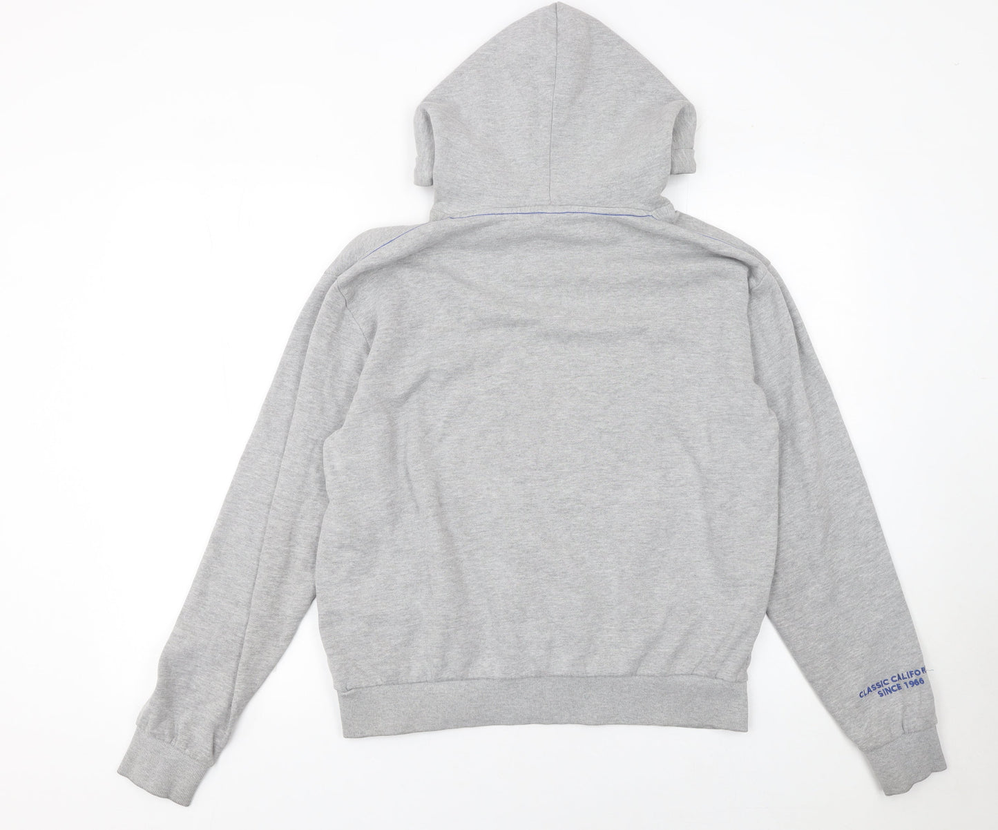 K-Swiss Women's Grey Pullover Hoodie Size S Cotton Blend Sweatshirt