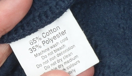 Advance Apparel Men’s Blue Full Zip Hoodie L University of Liverpool