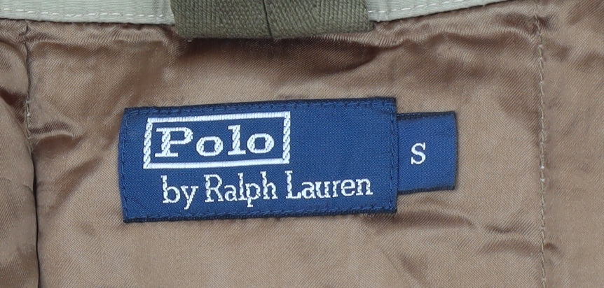 Polo Ralph Lauren Men's Beige Down Puffer Jacket Size S Winter Coat