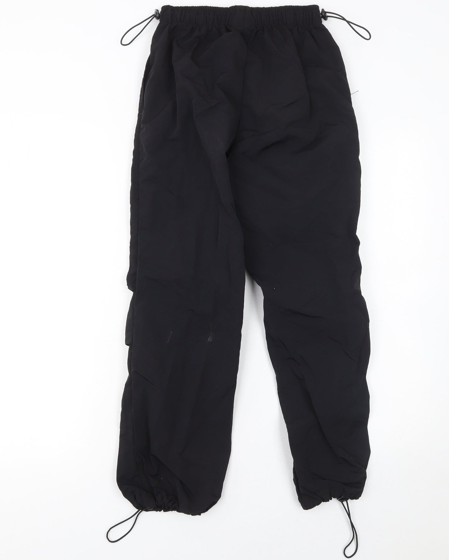 Mango Women’s Black Polyester Jogger Trousers Size 10