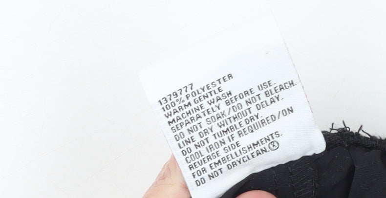 Mango Women’s Black Polyester Jogger Trousers Size 10