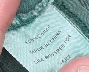 Ally Men Green Miami Sports Graphic Cotton T-Shirt M