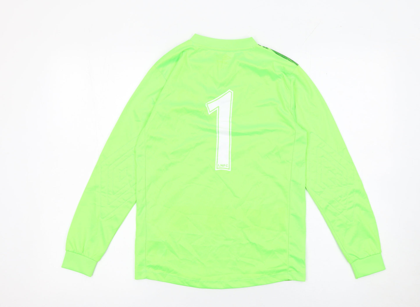 Umbro Boys Green Football Goalkeeper Jersey Top Size 146 Long Sleeve