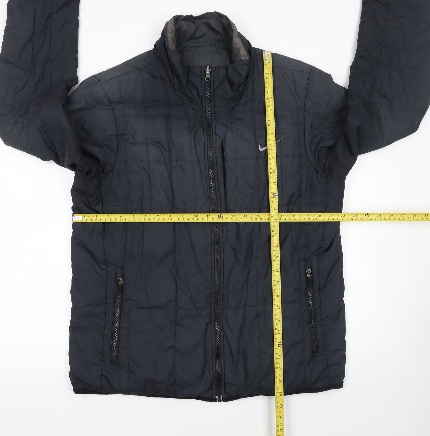 Nike Men's Black L Lightweight Insulated Full Zip Active Jacket