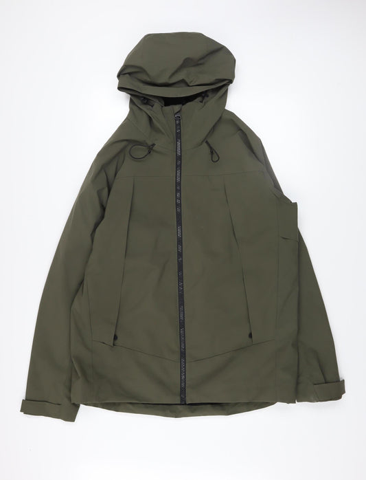 -9° PEAK Men's Green Waterproof Hooded Softshell Jacket L
