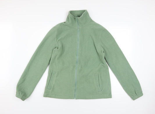 Mountain Warehouse Women’s Green Fleece Full Zip Jacket UK 12