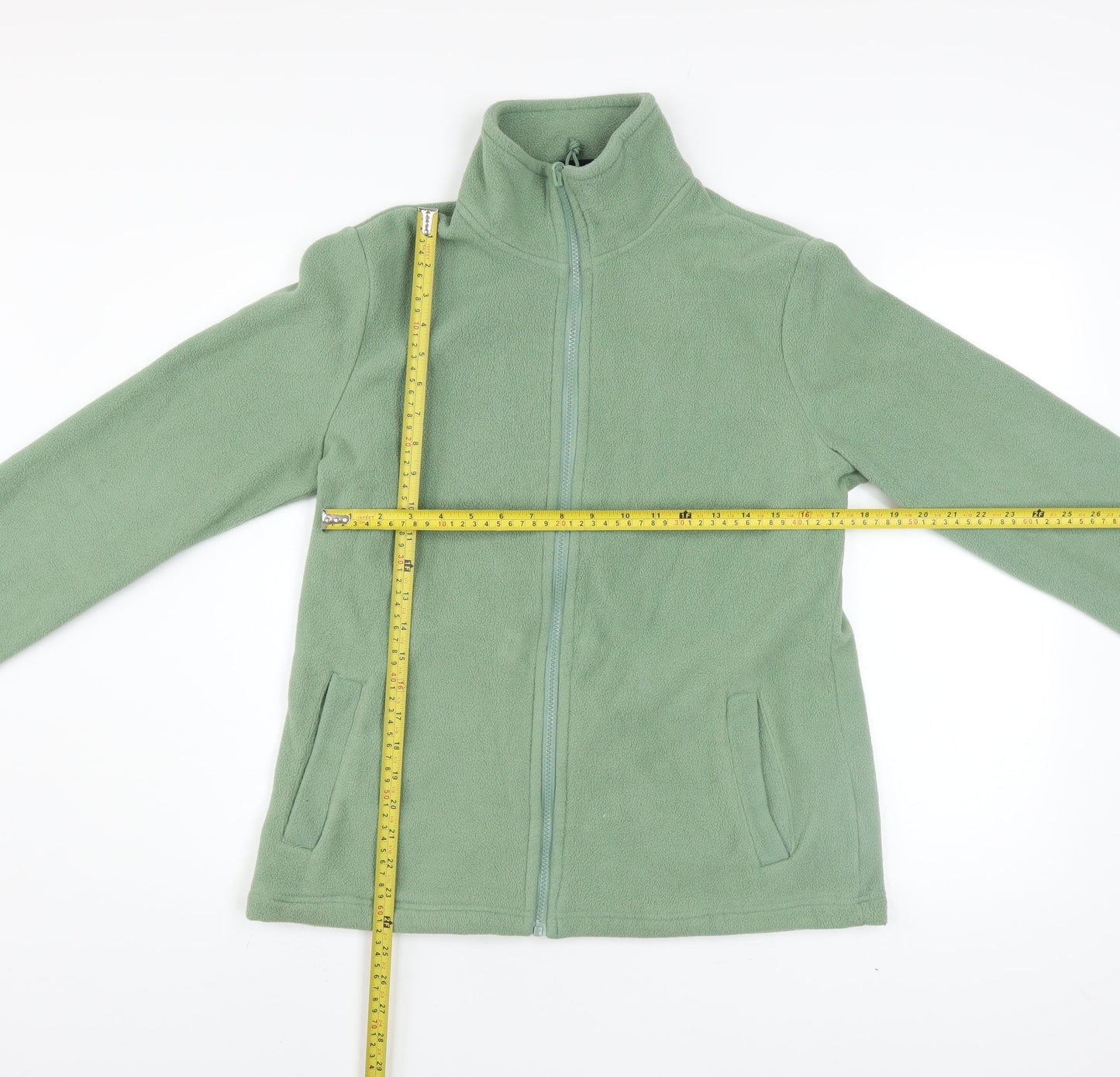 Mountain Warehouse Women’s Green Fleece Full Zip Jacket UK 12