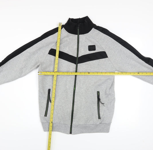 Everlast Men's Grey Track Jacket Size S Full Zip Athletic Sportswear