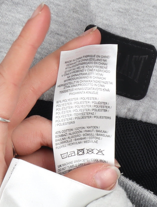 Everlast Men's Grey Track Jacket Size S Full Zip Athletic Sportswear