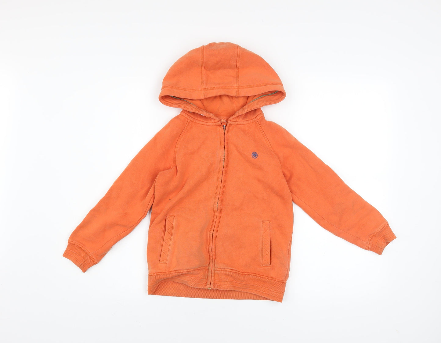 FatFace Boys Orange Tiger Full Zip Hooded Sweatshirt 7-8 Years