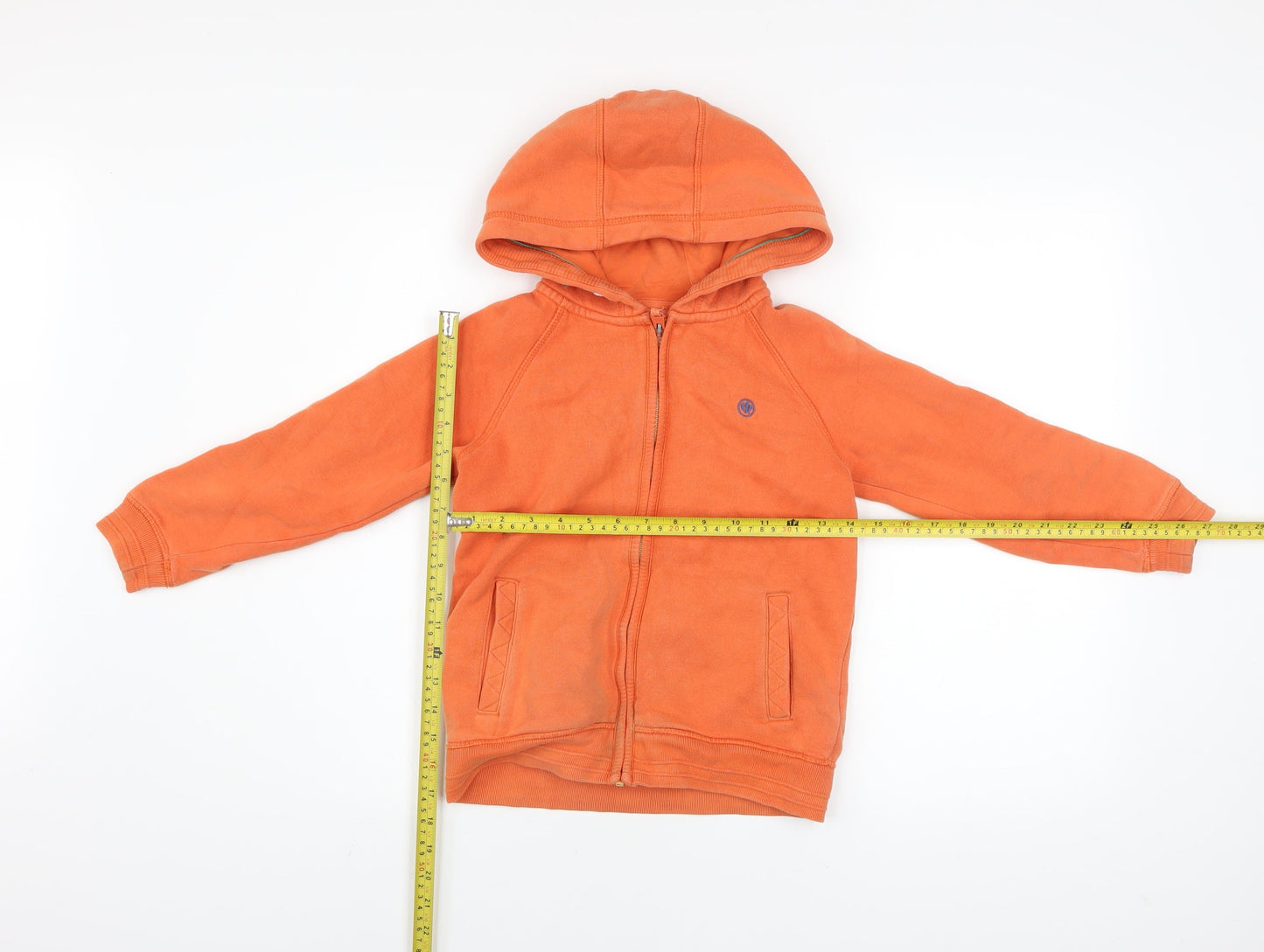 FatFace Boys Orange Tiger Full Zip Hooded Sweatshirt 7-8 Years