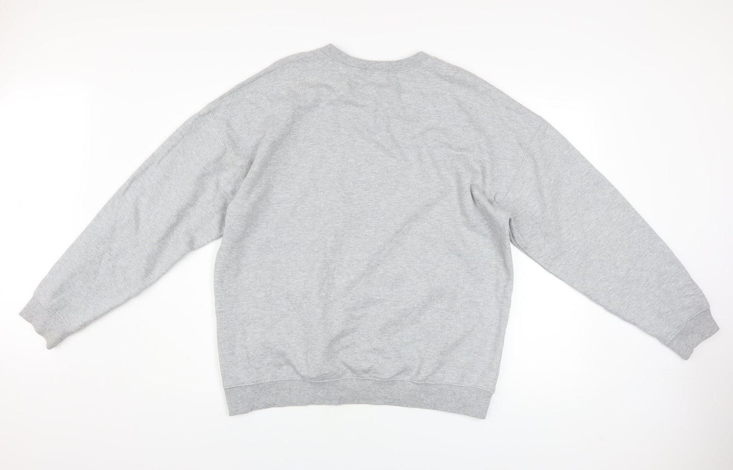 PrettyLittleThing Unisex Grey Colorado Graphic Pullover Sweatshirt M