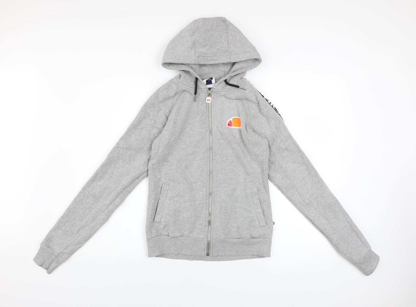 Ellesse Womens Grey Size 6 Full Zip Hoodie Jacket