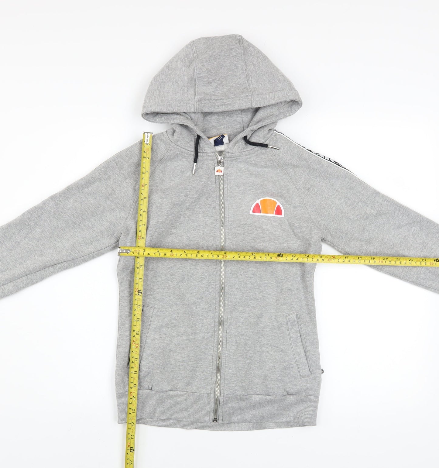 Ellesse Womens Grey Size 6 Full Zip Hoodie Jacket