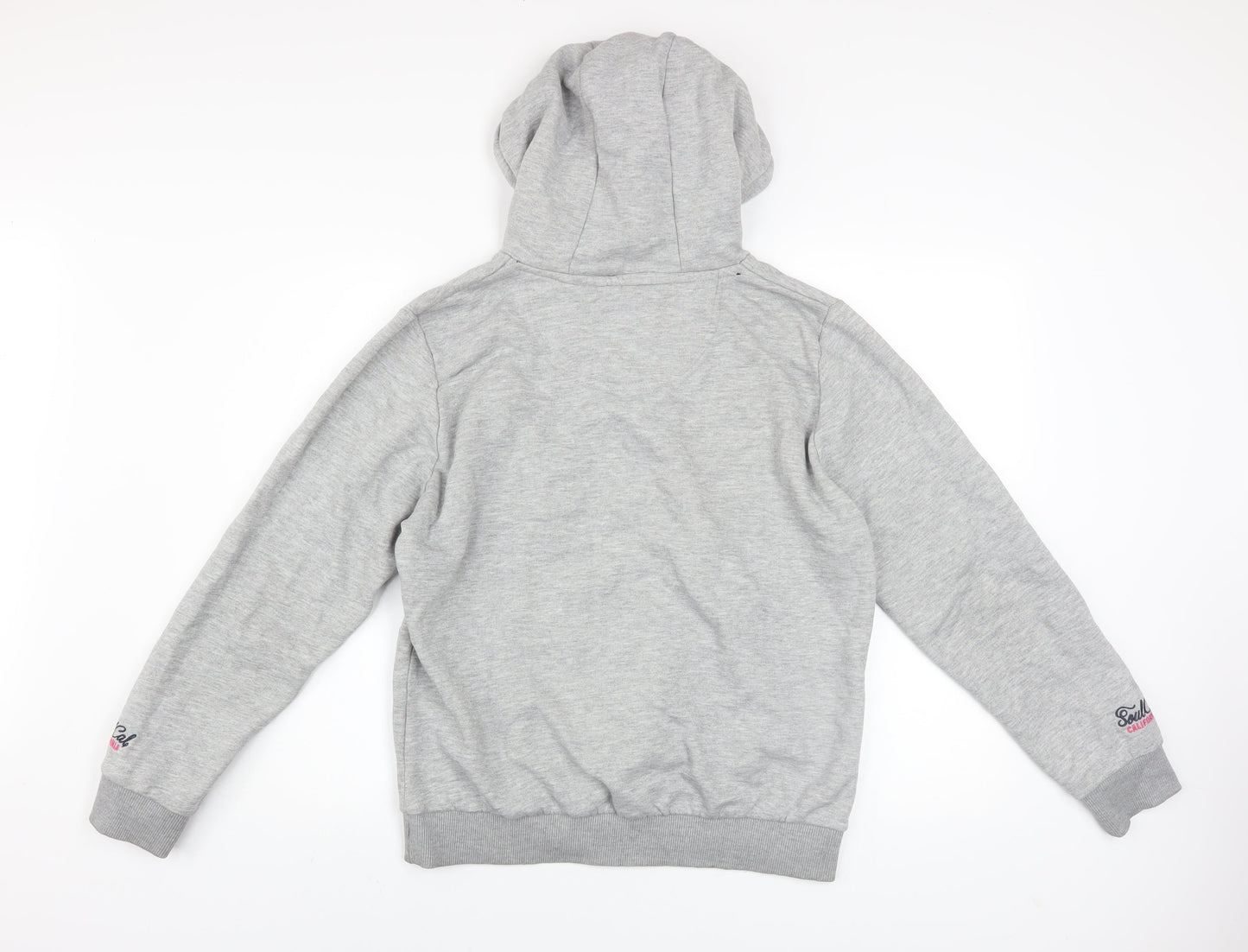 SoulCal Womens Grey Pullover Hoodie Size 16 California Print