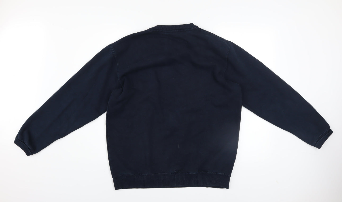 Cotton Traders Men's Blue Crew Neck Pullover Sweatshirt M