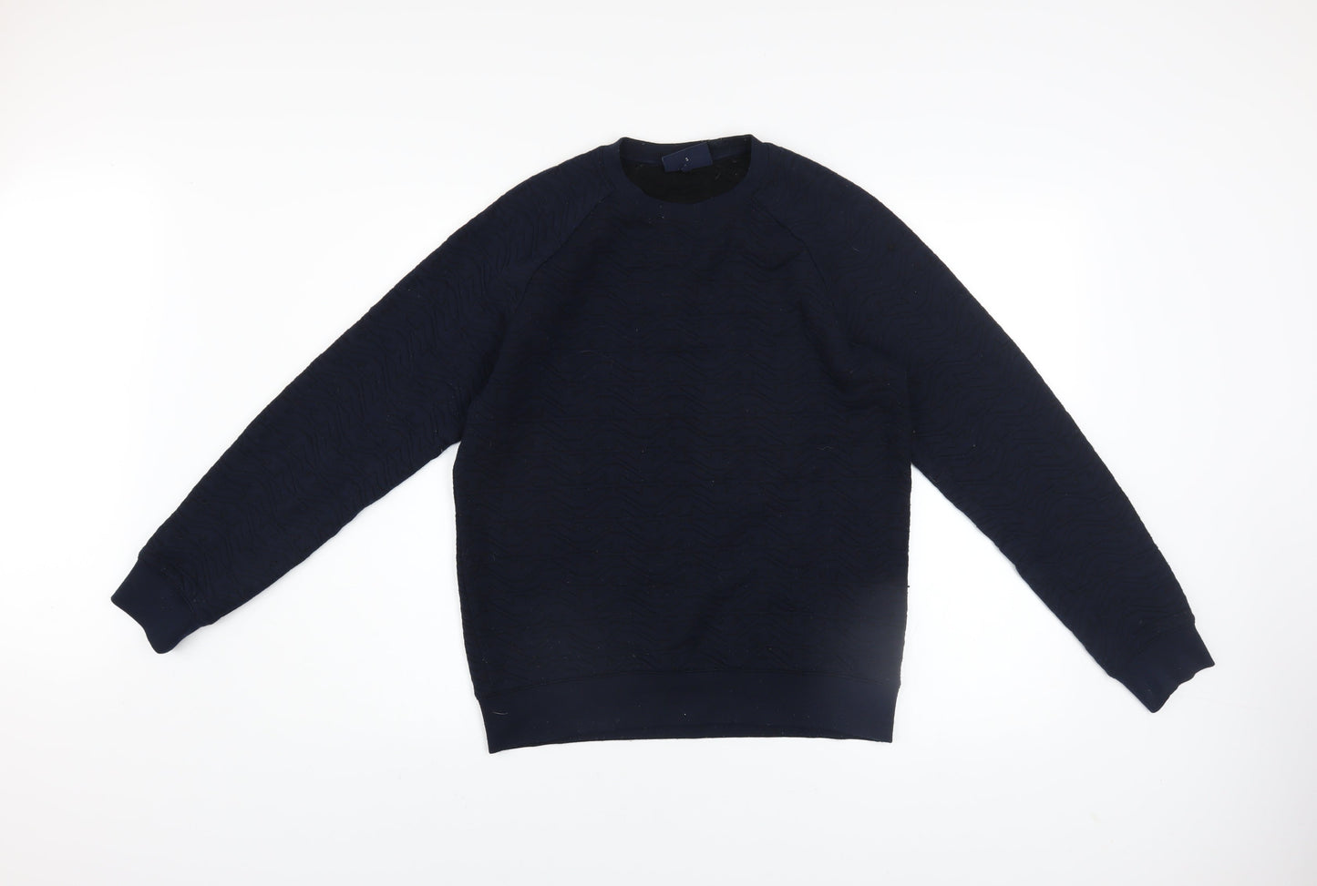 Armani Jeans Men's Blue Small Pullover Sweatshirt Regular Fit